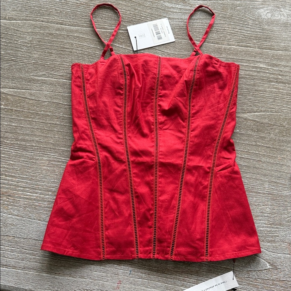 NWT Reformation Hilda Top- Sundried Tomato- 4